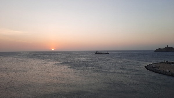 Atardecer en la Bahía de Santa Marta